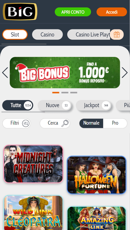 Big casino mobile