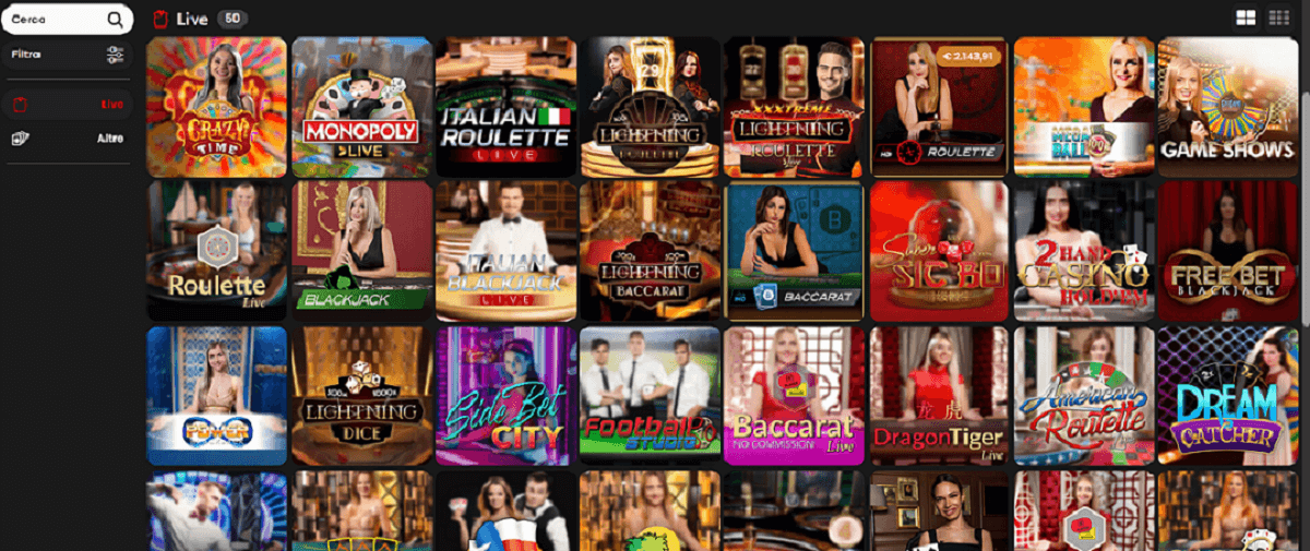 Domusbet casino live