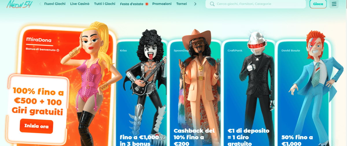 Neon54 Casino Online
