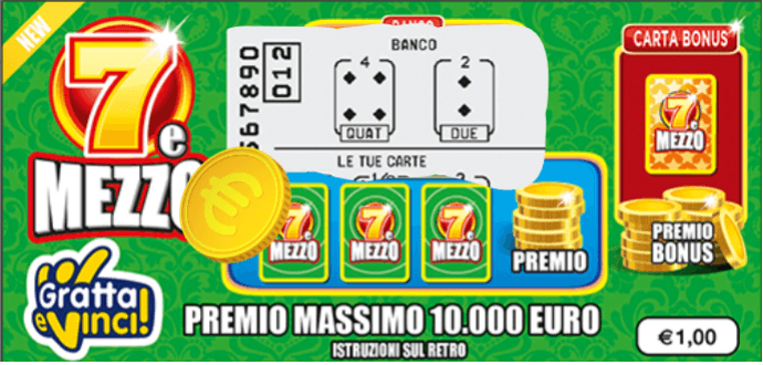 New Sette e Mezzo Gratta e Vinci