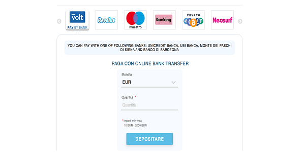 Silverplay Registrazione