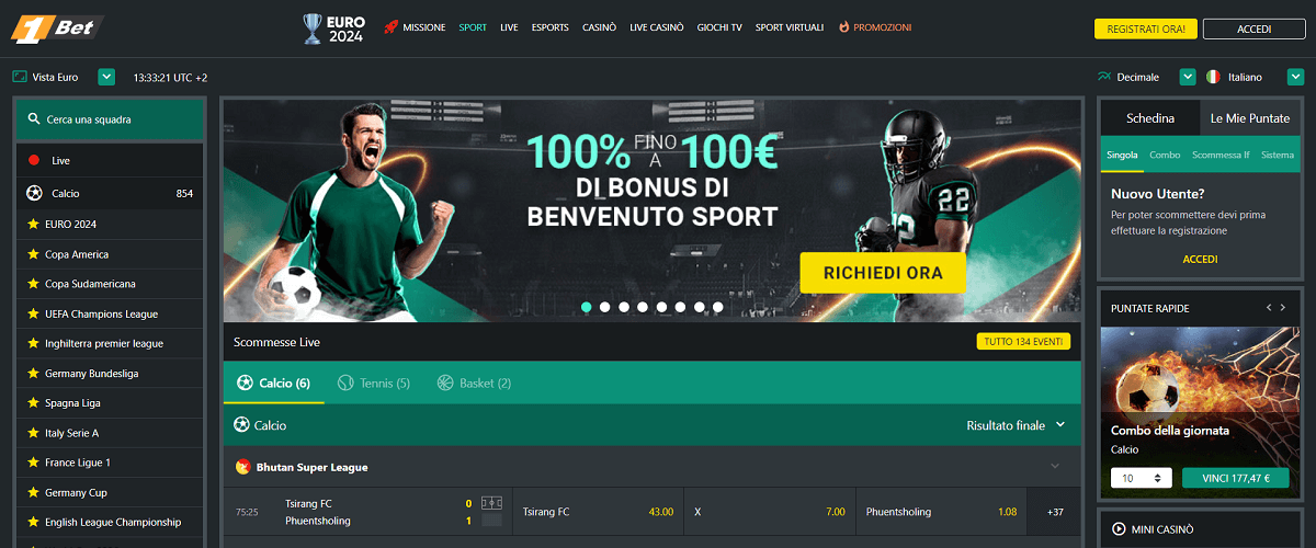 1Bet Scommesse