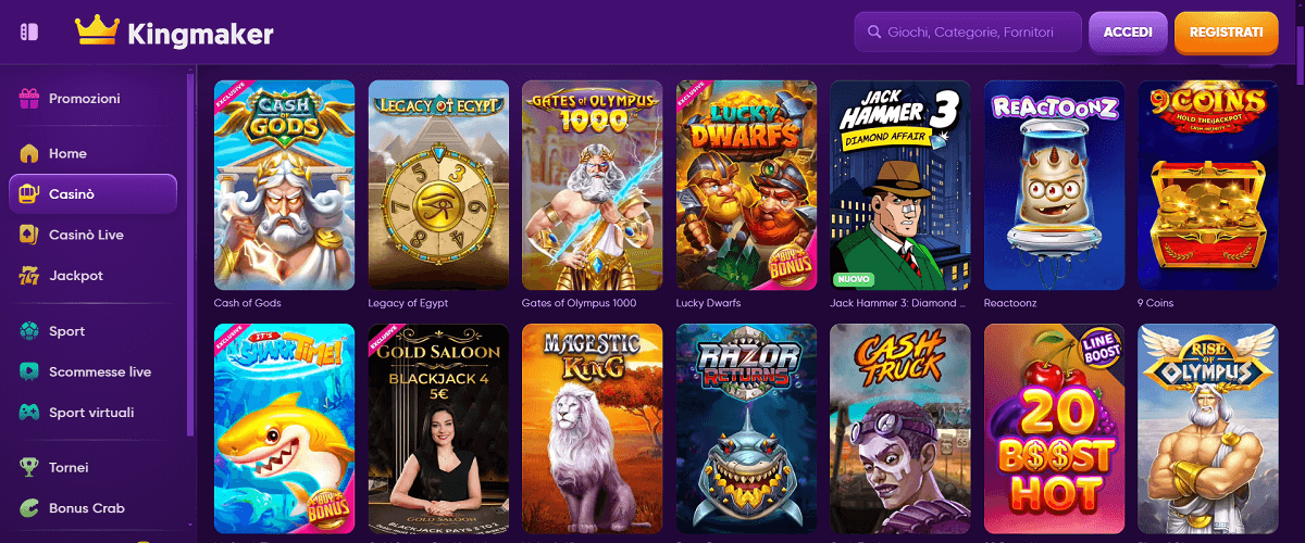 Kingmaker Casino