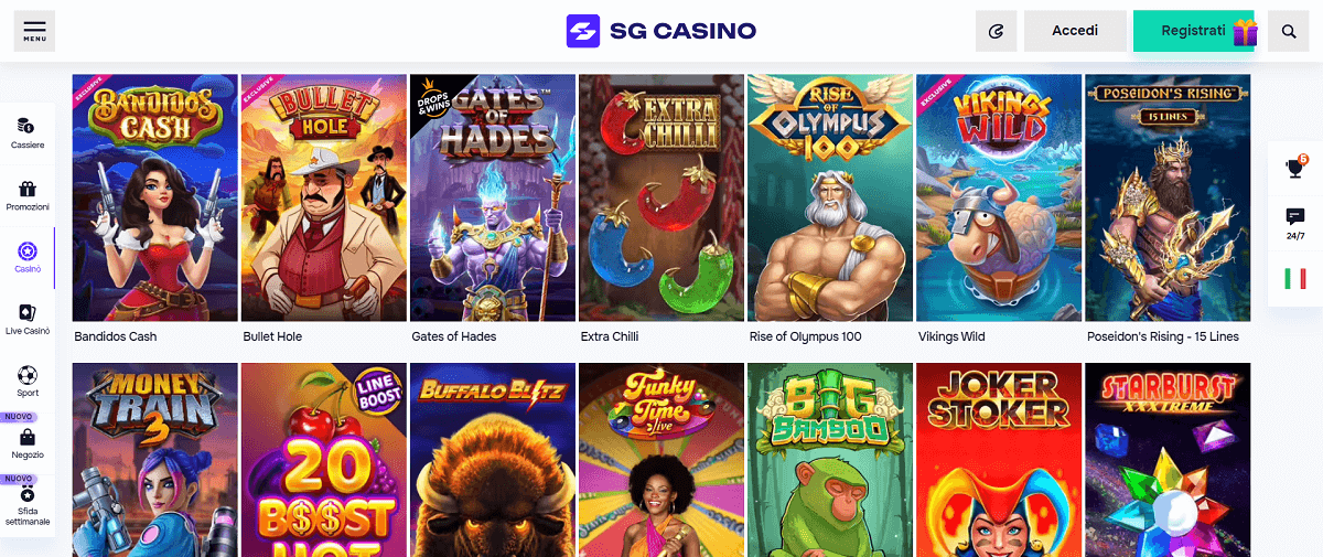 SG Casino Giochi