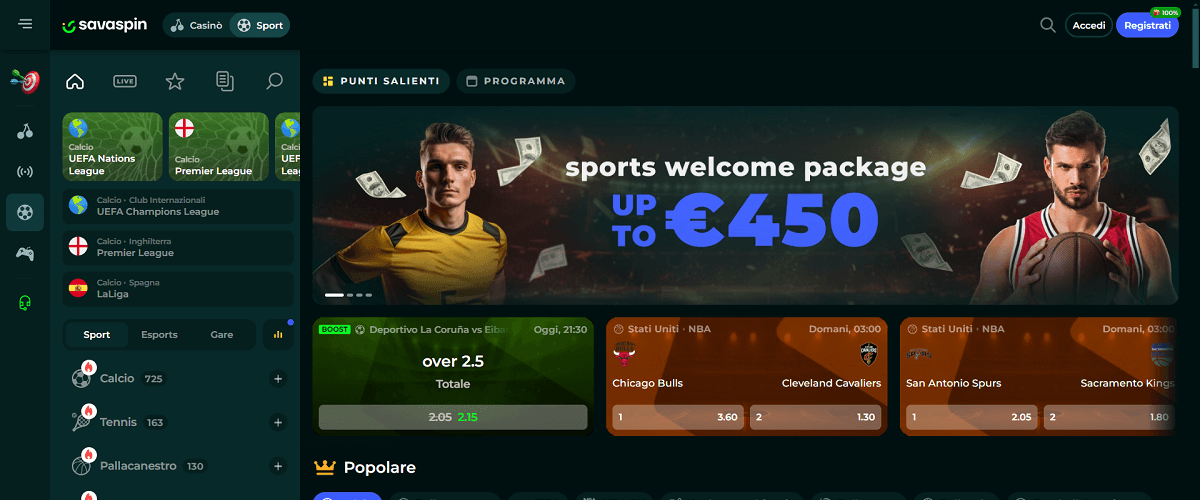 Savaspin Scommesse
