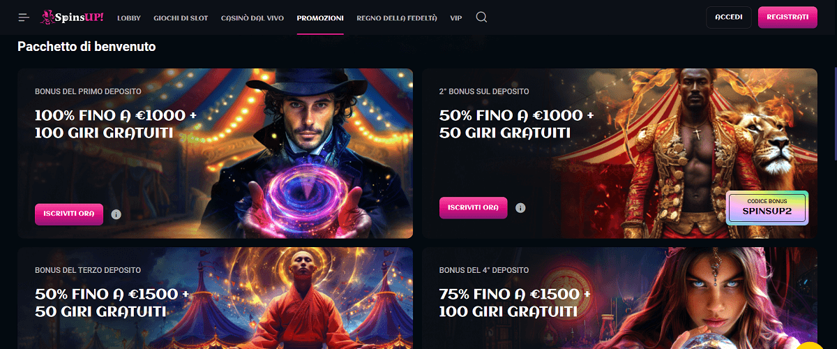 SpinsUp Bonus