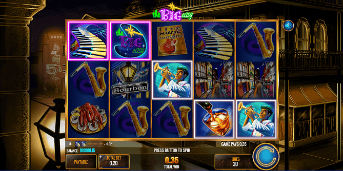 big easy slot gratis