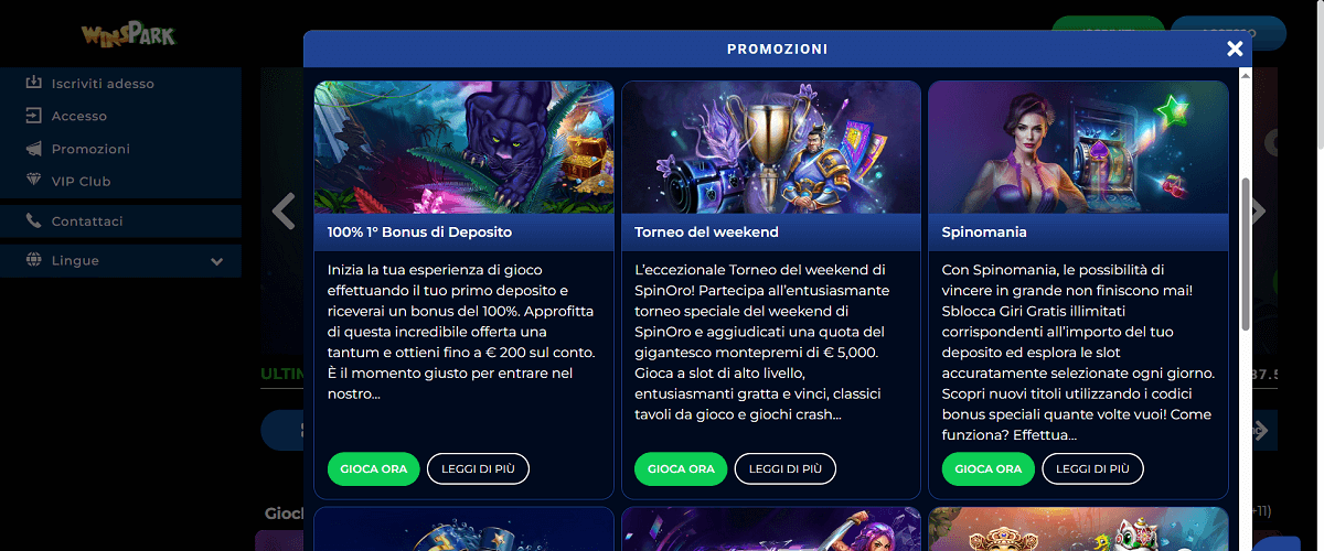 Winspark Promozioni